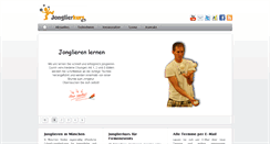 Desktop Screenshot of jonglierkurs.de