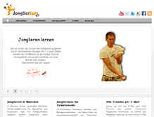 Tablet Screenshot of jonglierkurs.de